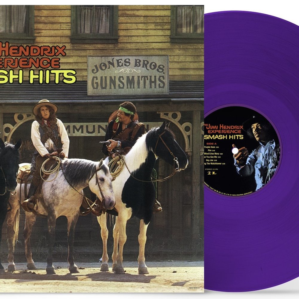Jimi Hendrix Smash Hits LP ~ Exclusive Colored Vinyl (Purple) + Litho ~ Sealed!